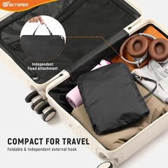 SKYSPER Ultralight Foldable Hiking Backpack 20L (RFID) Men/Women/Black