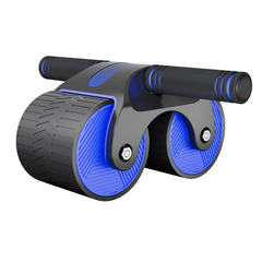 Automatic Abdominal Wheel Stretch Muscle Trainer for Male and Female Blue