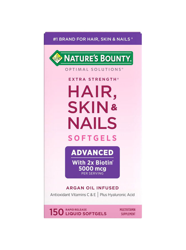 Nature's Bounty Advanced Hair, Skin & Nails, 150 Rapid Release Softgels