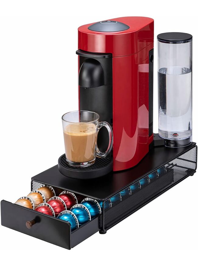 Rice rat Vertuo Capsule Holder Drawer for Nespresso with Handle (30 Pods)