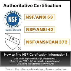 ICEPURE PLUS NSF/ANSI 53 Certified UKF8001 Refrigerator Water Filter Compatible with Maytag UKF8001, UKF8001AXX, UKF8001P, Whirlpool 4396395, 469006, EDR4RXD1, EveryDrop Filter 4, 2 Pack