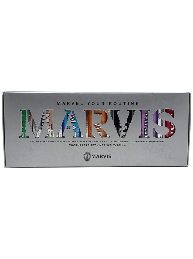 Marvis Toothpaste Flavor Collection Gift Set - Pack of 7 Minis/Travel Size