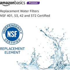 Amazon Basics Replacement LG LT700P Refrigerator Water Filter Cartridge - Premium - 3 Pack