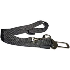 Furhaven Adjustable Pet Seat Belt for Cars & Standard Vehicles - Black, One Size