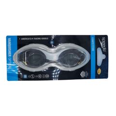 Speedo Vanquisher Optical Competition Swim Swimming Goggles Smoke Diopter -6.0