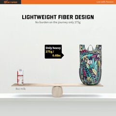 SKYSPER Small Daypack 10L Hiking Backpack Packable Lightweight Travel Day Pack for Women Men, Color: Leaf, Size: 10L