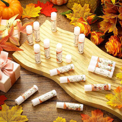 Dunzy 50 Pcs Mint Lip Balm: Bulk Thank You Gifts for Baby/Bridal Showers, Lip Care