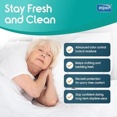 Inspire Adult Diapers Women or Men - MAX Absorbency | Our Most Absorbent and Dry, Incontinence Underwear for Women or Men | Leak Proof Diaper Overnight or Daytime for Heavy XL 14 count