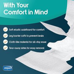 Inspire Adult Diapers Women or Men - MAX Absorbency | Our Most Absorbent and Dry, Incontinence Underwear for Women or Men | Leak Proof Diaper Overnight or Daytime for Heavy XL 14 count