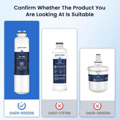 GLACIER FRESH GF-20B Refrigerator Water Filter Compatible with Samsung (3 PACK)