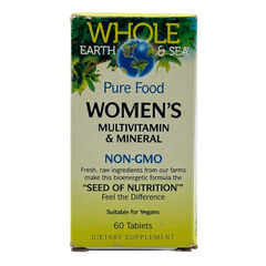 Natural Factors Whole Earth & Sea Women's Supplement 60 Tablets