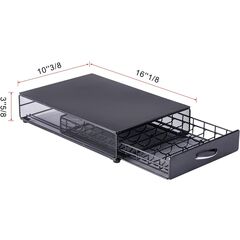  FlagShip Vertuo Pod Holder Storage Drawer for Nespresso Vertuo Capsule 40 Pods 