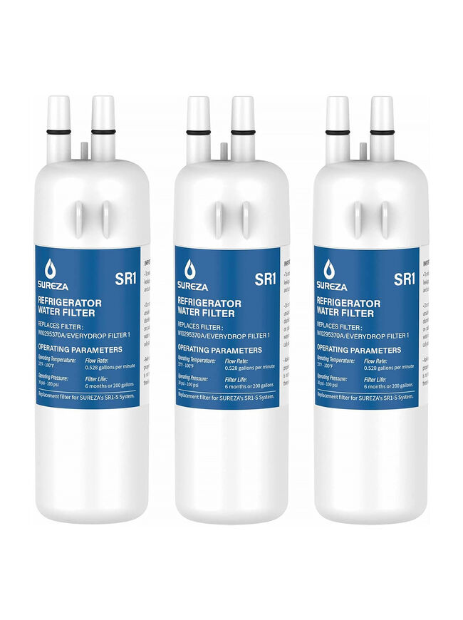 Sureza SR1 Refrigerator Water Filter, 3 Pack