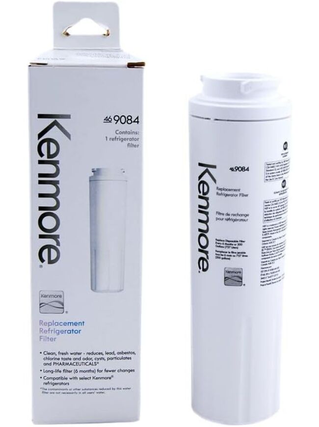 Kenmore 9084 Refrigerator Water Filter, white