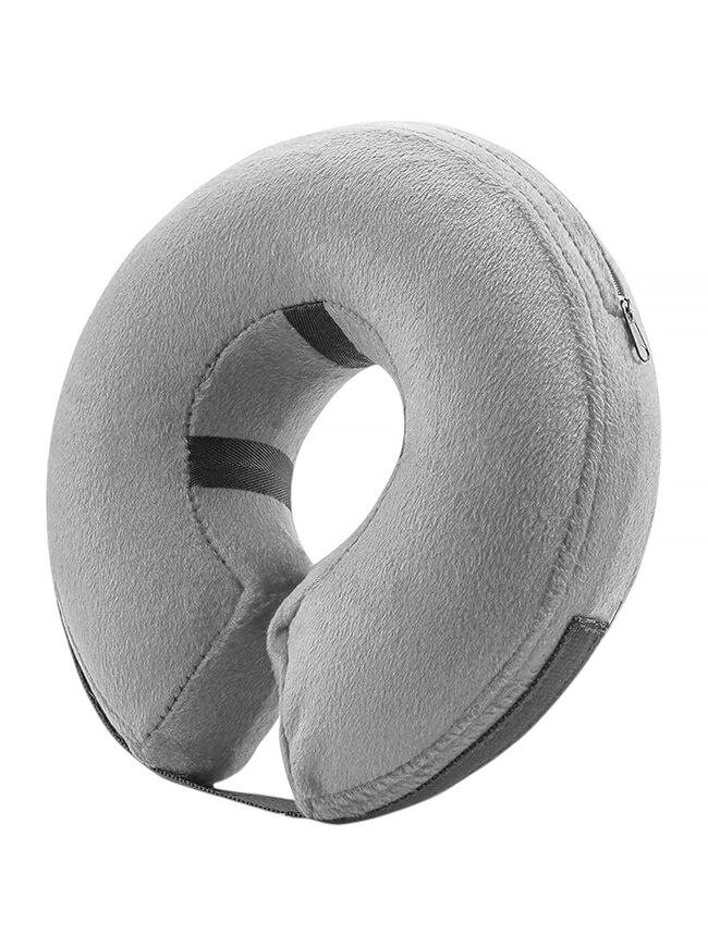 BENCMATE PROTECTIVE INFLATABLE COLLAR FOR DOGS AND CATS - SOFT PET RECOVERY COLLAR DOES NOT BLOCK VISION E-COLLAR-SIZE MEDIUM