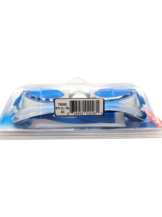 SPEEDO Jr. Hydrospex Classic Swimming Goggles Ages 6-14 Clear/Blue Anti Fog
