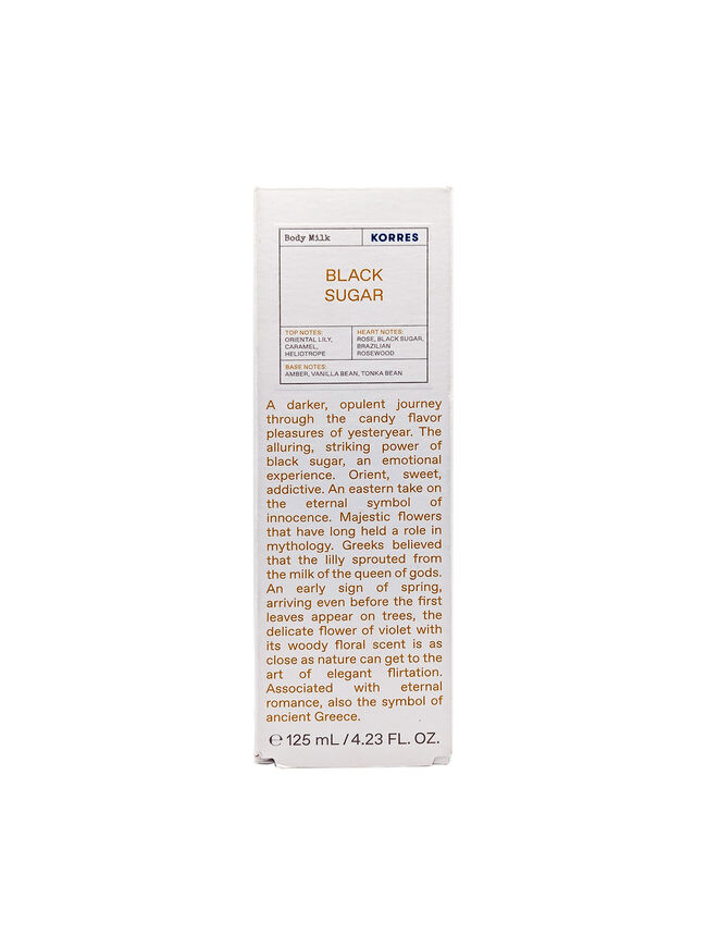 KORRES Black Sugar Body Milk 125ml (4.23 fl oz)