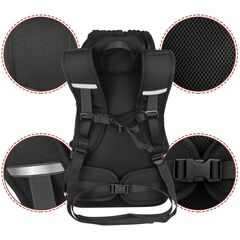 ProPlums Dog Carrier Backpack w Detachable Storage Bag hiking, travel, MEDIUM