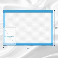 100 Count Chucks Disposable 23"x36" Leakproof Adults Incontinence Bed Pads, Waterproof Underpads for Elderly, Extra Large Puppy Pee Pad, Baby Changing Liner