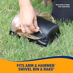 Arm & Hammer Heavy Duty Pet Waste Bags for Swivel Bin & Rake Dog Pooper Scooper, 20 Count Refill Bags (Packaging May Vary)