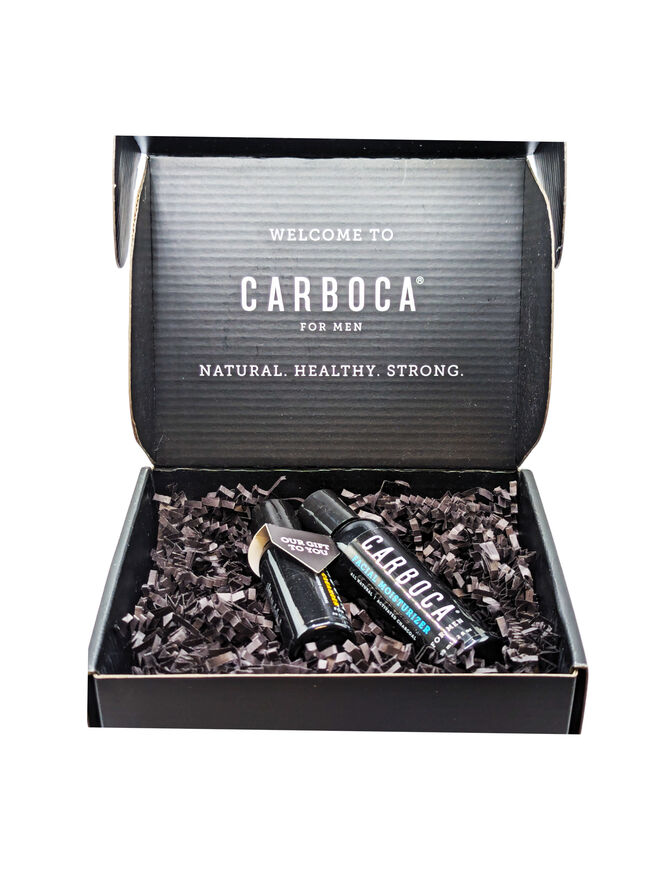 Carboca For Men Men's AntiAging Face Lotion With Activated Charcoal Moisturizer