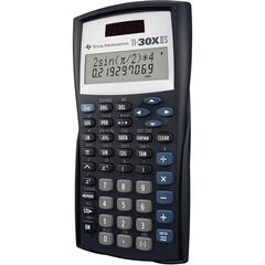 Texas Instruments TI-30XIIS Scientific Calculator, Black with Blue Accents