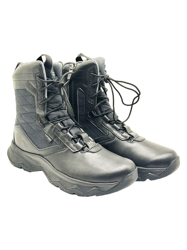 Under Armour Men's Stellar G2 Zip Waterproof Military and Tactical Boot, Black 8.5