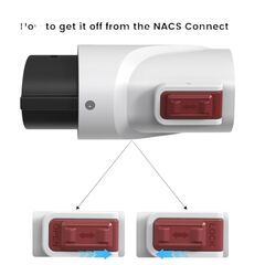 NACS to J1772 Adapter, Max 80Amp 250V J1772 EV Charging Adapter to Tesla Charger, Compatible with Tesla High Power Wall Connector, Home Mobile Chargers, Destination Charger, Suits for SAE J1772 EVs