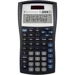 Texas Instruments TI-30XIIS Scientific Calculator, Black with Blue Accents