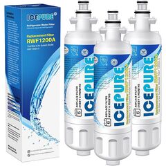 ICEPURE RWF1200A Refrigerator Filter Fits LG LT700P Kenmore Elite 46 9690 3Pack