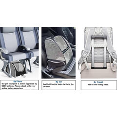 Texsens Innovative Traveler Bubble Backpack Pet Carriers for Cats and Dogs (Black)