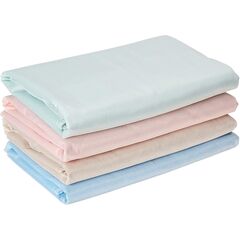  Brosive 4 PACK 34x36 in Washable Bed Pads/Reusable Incontinence Underpads 34 x 36 - Blue, Green, Tan and Pink - Ideal for Children and Adults Wholesale Incontinence Protection / Cloth Chucks Bed Pads Washable